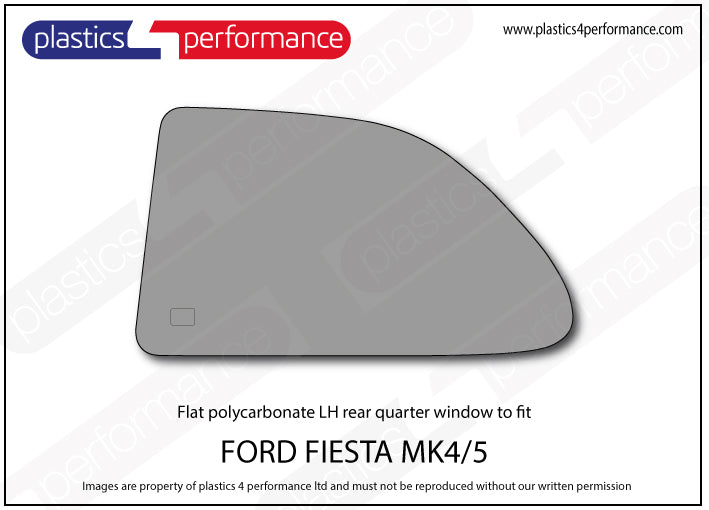 Carica immagine in Galleria Viewer, Vetri in Policarbonato per Ford Fiesta MK4/5
