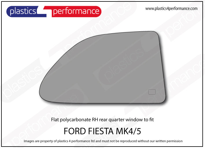 Vetri in Policarbonato per Ford Fiesta MK4/5