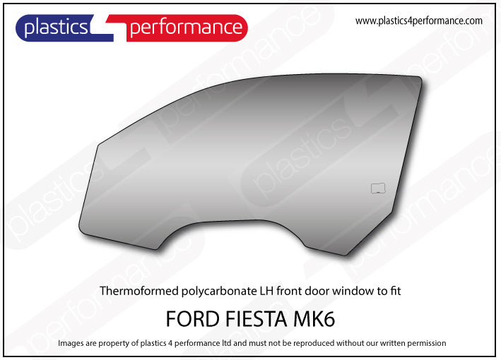 Vetri in Policarbonato per Ford Fiesta MK6