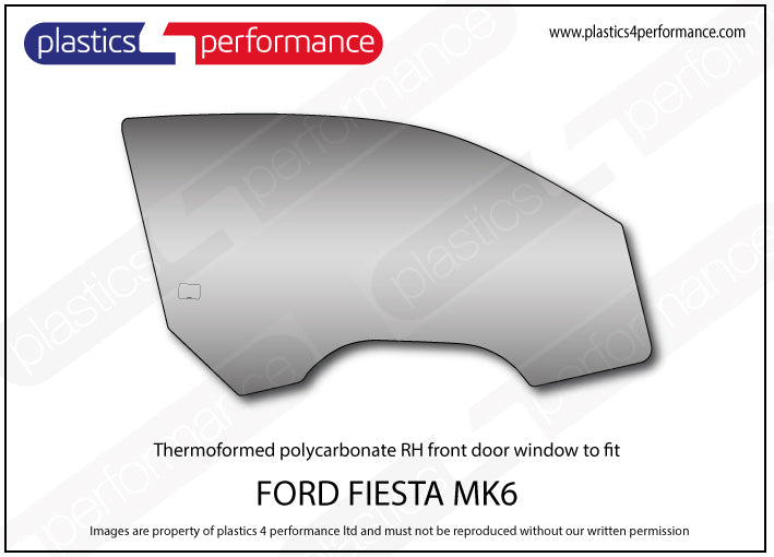 Carica immagine in Galleria Viewer, Vetri in Policarbonato per Ford Fiesta MK6
