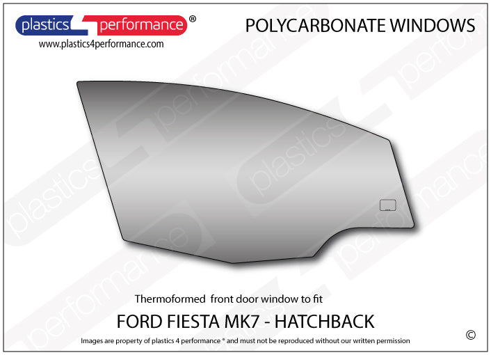 Carica immagine in Galleria Viewer, Vetri in Policarbonato per Ford Fiesta MK7 5 Porte
