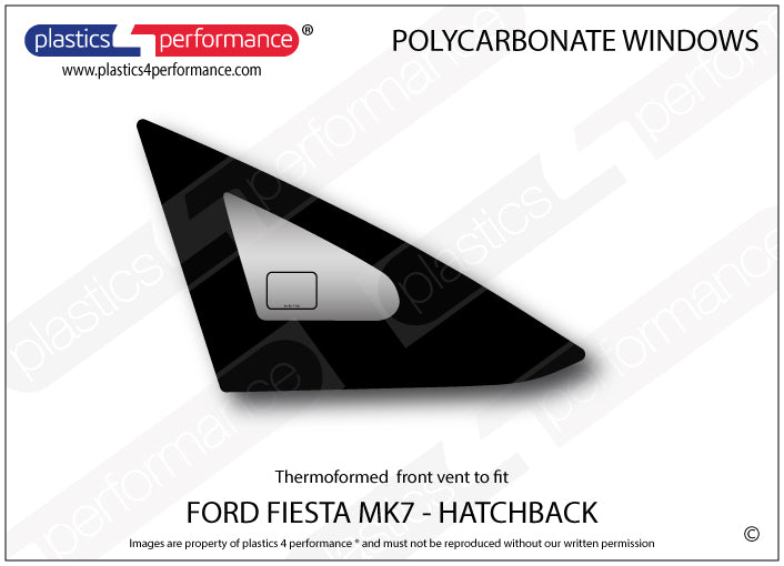 Carica immagine in Galleria Viewer, Vetri in Policarbonato per Ford Fiesta MK7 5 Porte
