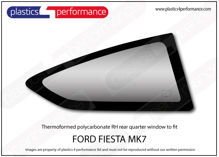Carica immagine in Galleria Viewer, Vetri in Policarbonato per Ford Fiesta MK7 3 Porte
