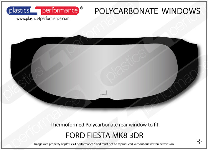 Carica immagine in Galleria Viewer, Vetri in Policarbonato per Ford Fiesta MK8 3 Porte

