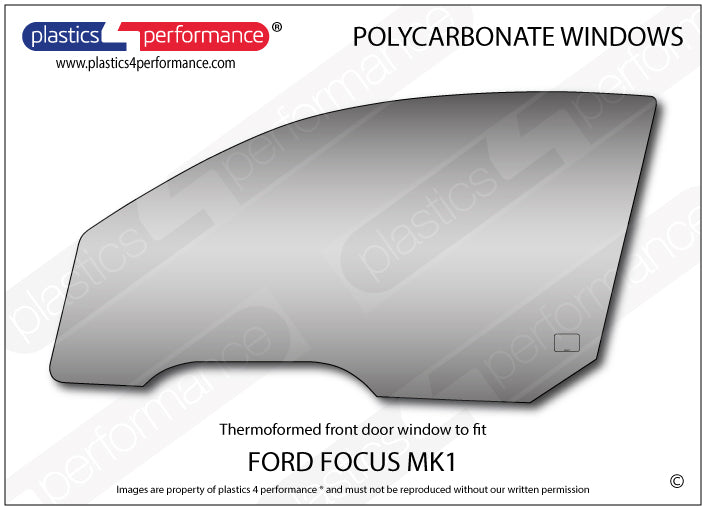 Carica immagine in Galleria Viewer, Vetri in Policarbonato per Ford Focus MK1 3 Porte
