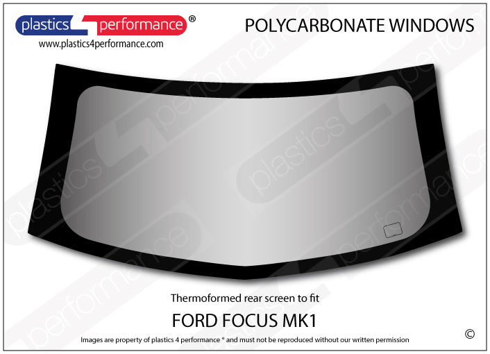 Vetri in Policarbonato per Ford Focus MK1 3 Porte