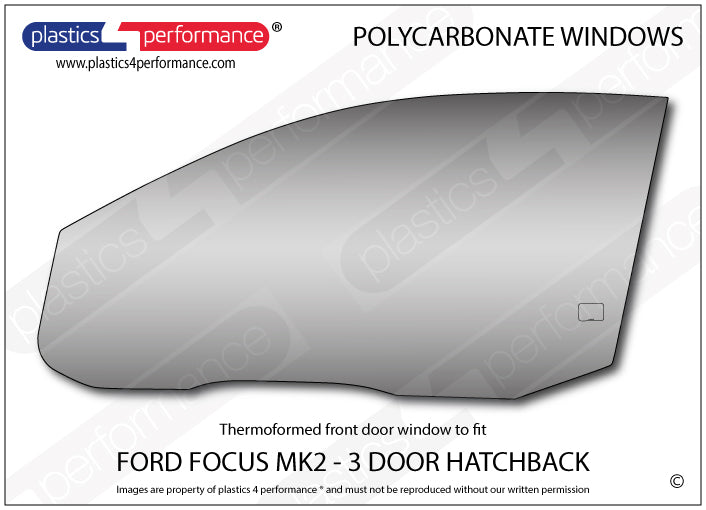 Carica immagine in Galleria Viewer, Vetri in Policarbonato per Ford Focus MK2 3 Porte
