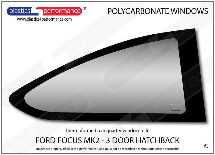 Carica immagine in Galleria Viewer, Vetri in Policarbonato per Ford Focus MK2 3 Porte
