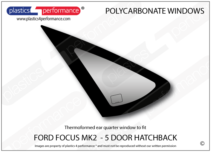 Vetri in Policarbonato per Ford Focus MK2 5 Porte
