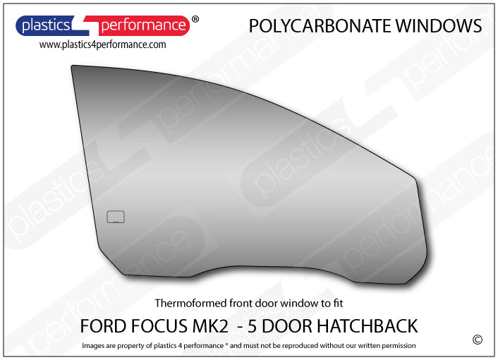 Carica immagine in Galleria Viewer, Vetri in Policarbonato per Ford Focus MK2 5 Porte
