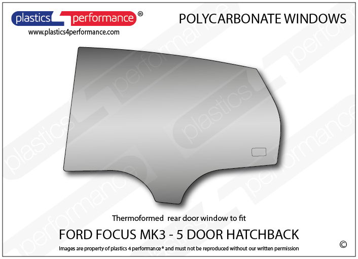 Vetri in Policarbonato per Ford Focus MK3 5 Porte