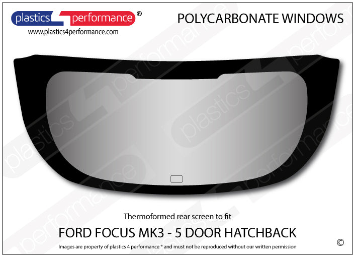 Carica immagine in Galleria Viewer, Vetri in Policarbonato per Ford Focus MK3 5 Porte
