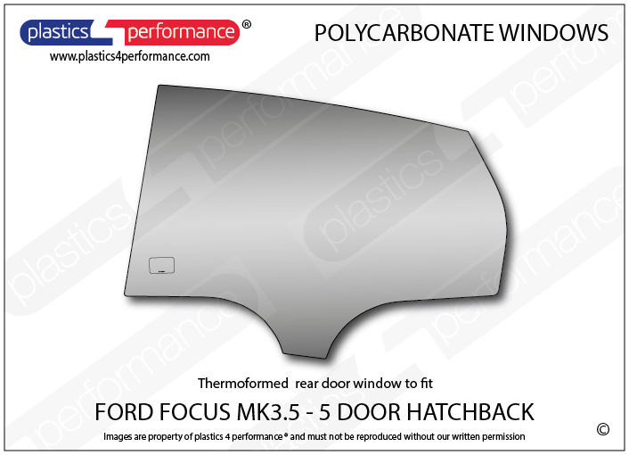 Carica immagine in Galleria Viewer, Vetri in Policarbonato per Ford Focus MK3.5 5 Porte
