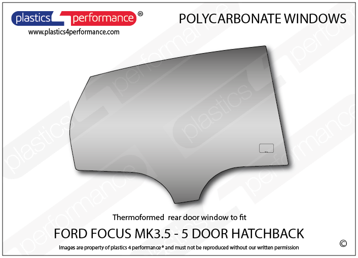 Vetri in Policarbonato per Ford Focus MK3.5 5 Porte