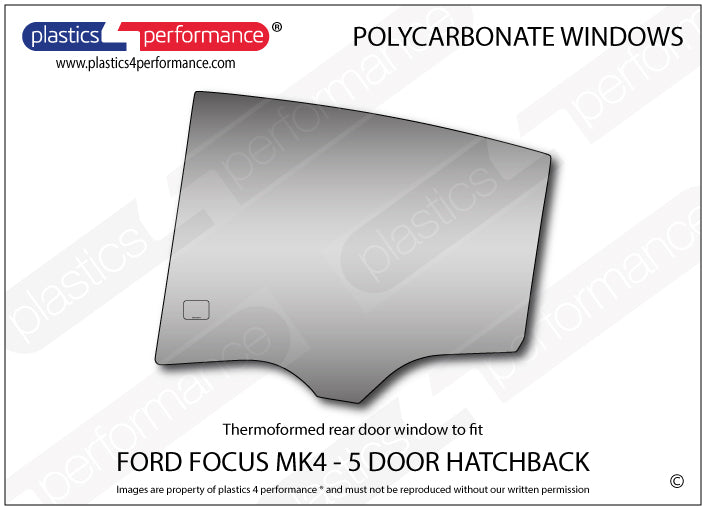Carica immagine in Galleria Viewer, Vetri in Policarbonato per Ford Focus MK4 5 Porte
