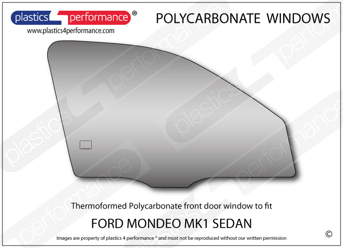 Carica immagine in Galleria Viewer, Vetri in Policarbonato per Ford Mondeo MK1/2 Berlina 4 Porte
