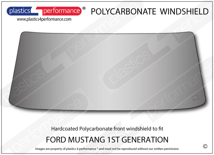 Carica immagine in Galleria Viewer, Vetri in Policarbonato per Ford Mustang MK1 Notchback
