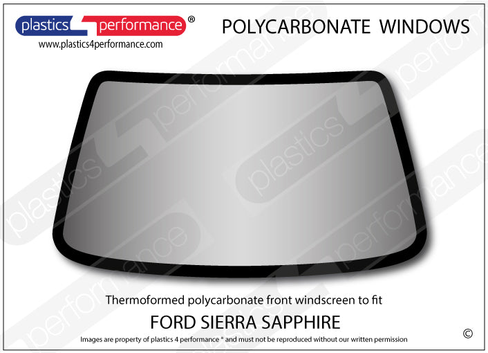 Carica immagine in Galleria Viewer, Vetri in Policarbonato per Ford Sierra Sapphire
