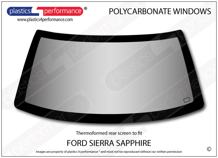 Vetri in Policarbonato per Ford Sierra Sapphire