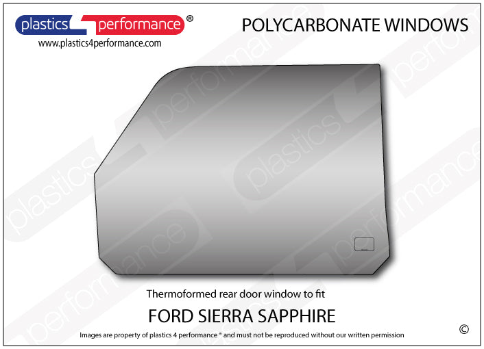 Carica immagine in Galleria Viewer, Vetri in Policarbonato per Ford Sierra Sapphire
