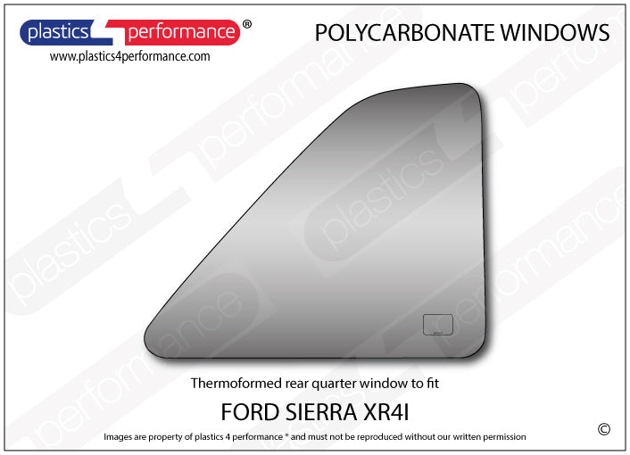 Carica immagine in Galleria Viewer, Vetri in Policarbonato per Ford Sierra XR4i
