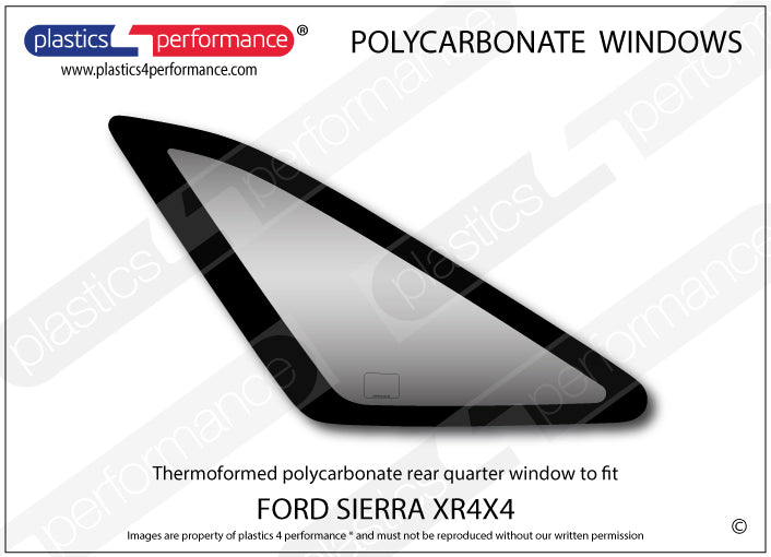 Vetri in Policarbonato per Ford Sierra XR4x4