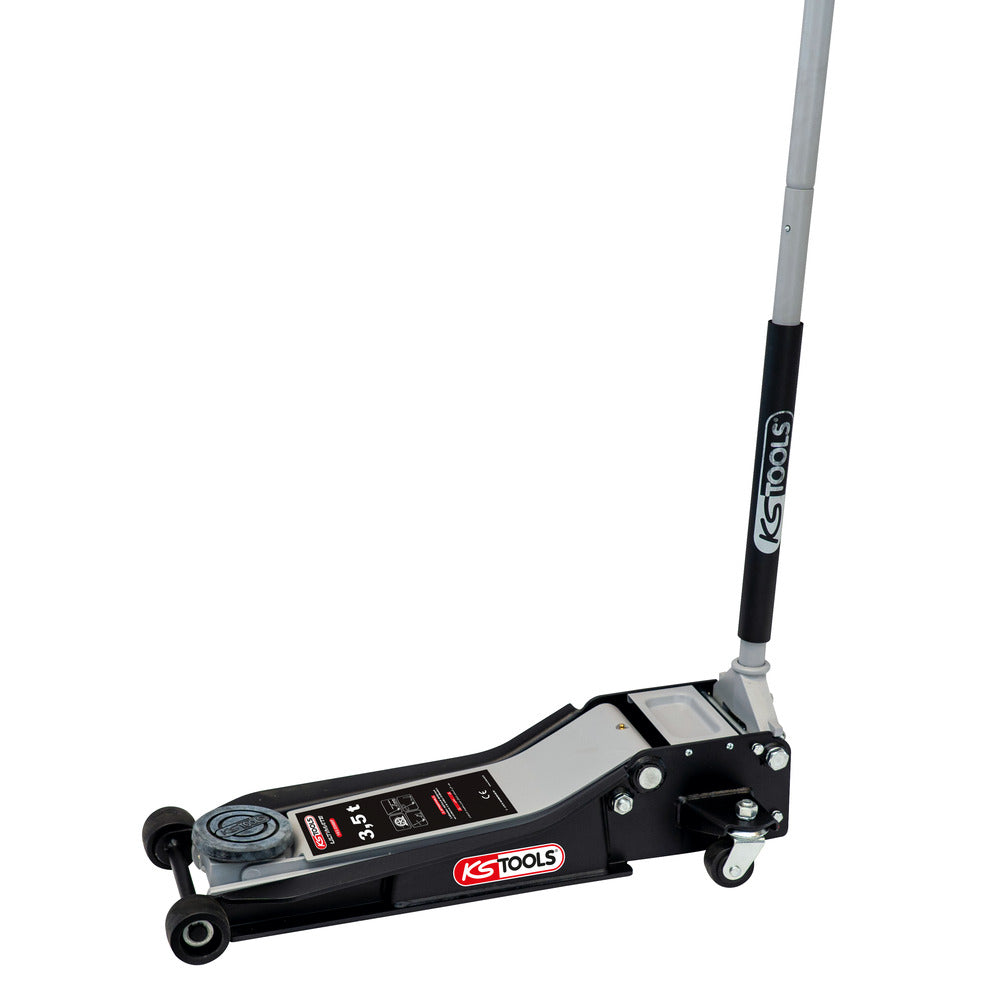 Cric Idraulico Lungo Extra-Ribassato Acciaio Ultimate XL, 3.5T KS Tools