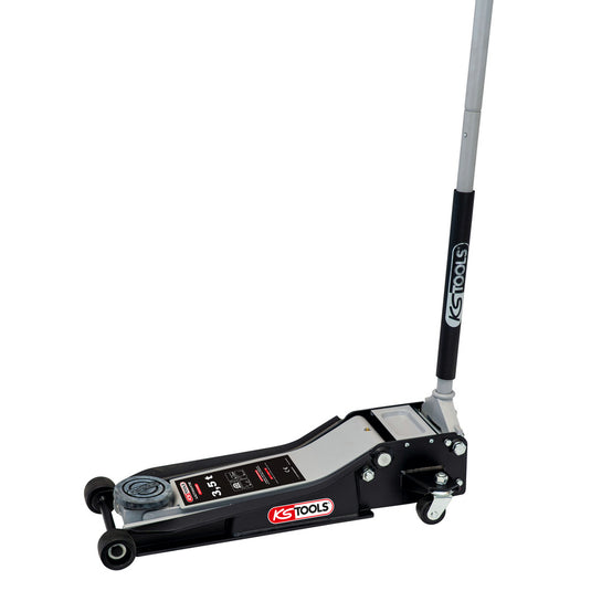 Cric Idraulico Lungo Extra-Ribassato Acciaio Ultimate XL, 3.5T KS Tools