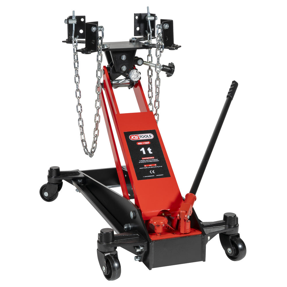 Cric da Fossa 1 Tonnellata per Cambi con Supporto Regolabile KS Tools