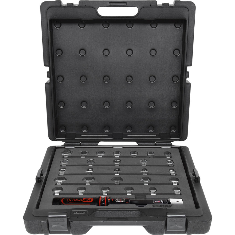 Valigetta Chiave Dinamometrica 10-50 Nm a Innesto 9x12 mm , 3/8", 29 Pezzi KS Tools