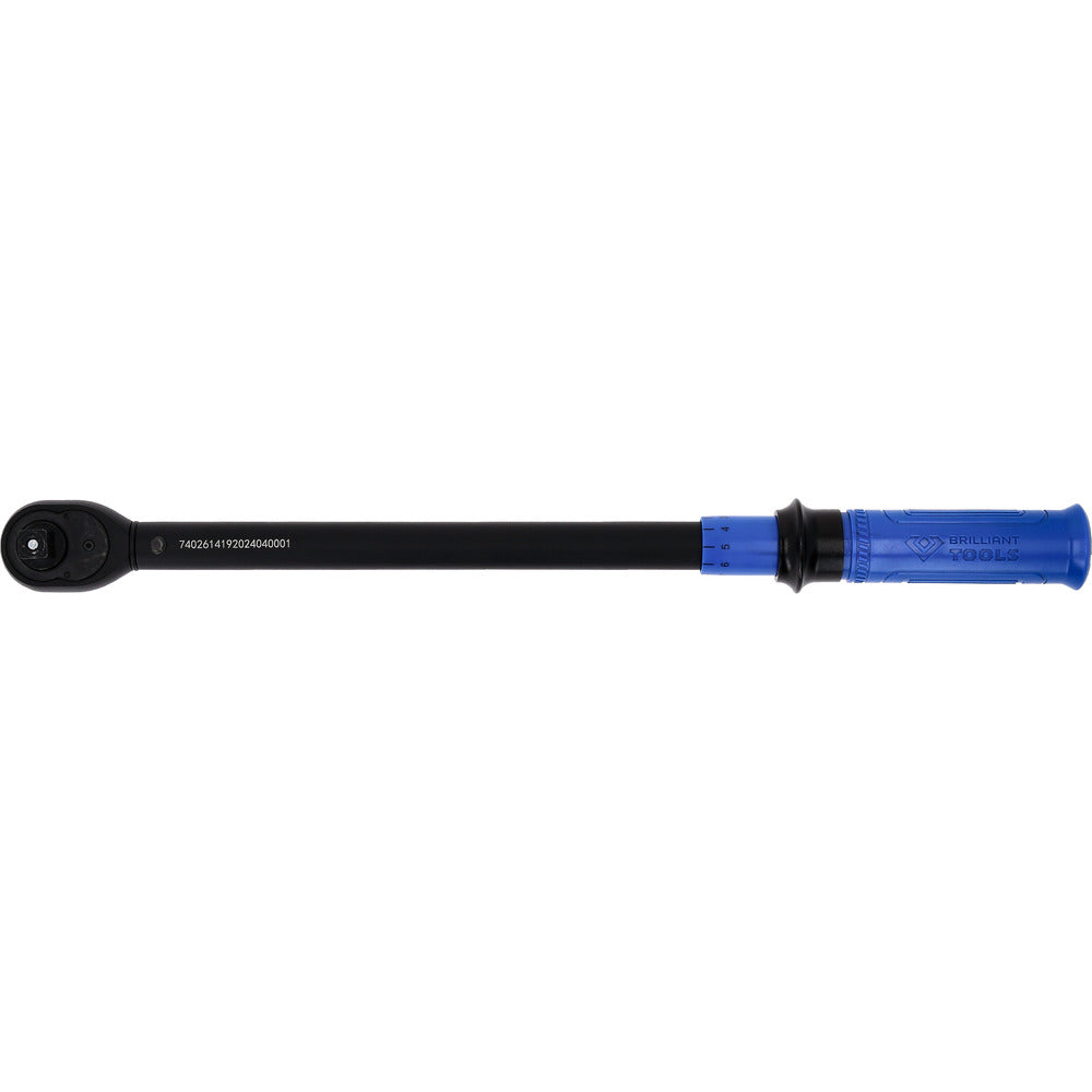 Chiave Dinamometrica a Cricchetto Reversibile 1/2", 20-200 Nm Brilliant Tools