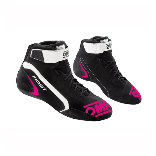 Scarpe OMP First - Nero / Rosa Fucsia (FIA)