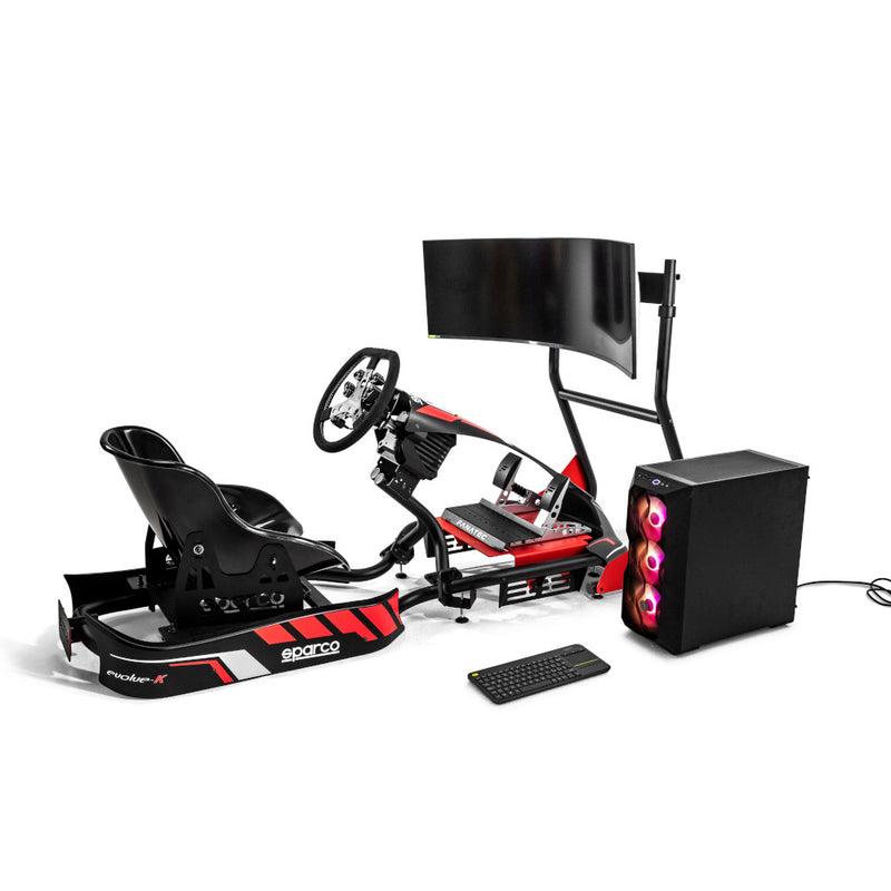 Carica immagine in Galleria Viewer, Kit Sim Sparco Kart Rig II
