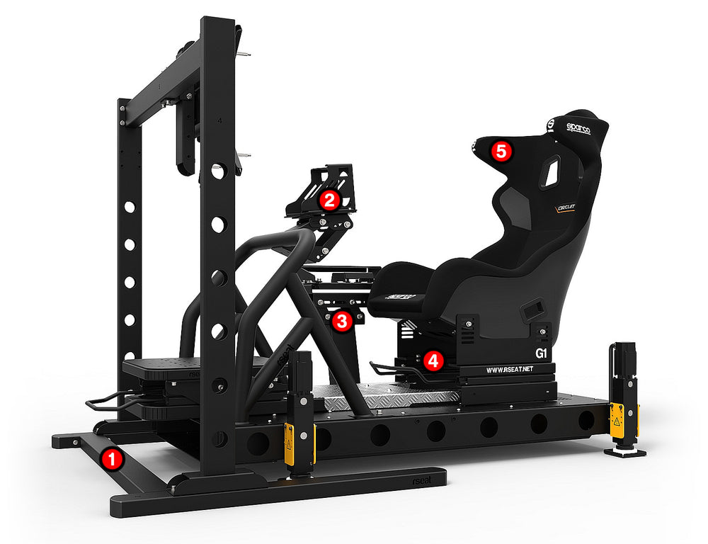 Simulatore aptico RSeat G1 3000 D-Box 4250I Gen3