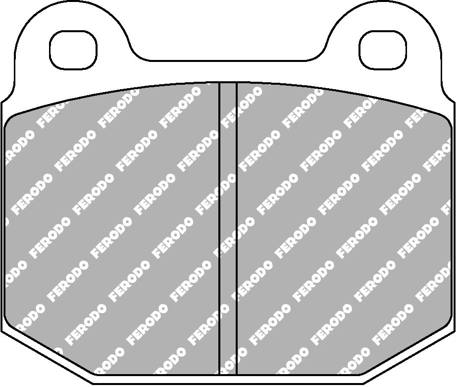 Pastiglie Freno Posteriori Ferodo DS3000 per Renault Clio R3