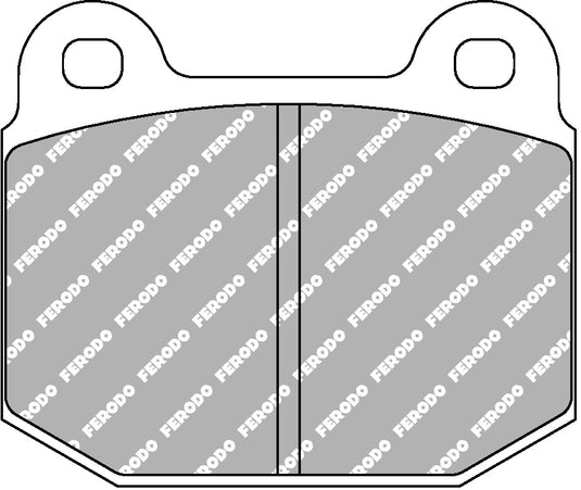Pastiglie Freno Posteriori Ferodo DS3000 per Renault Clio R3