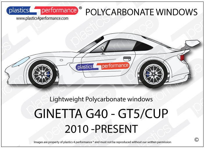 Carica immagine in Galleria Viewer, Vetri in Policarbonato per Ginetta G40 GT5
