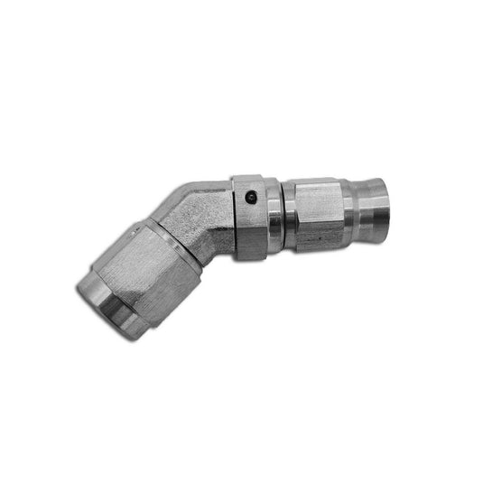 Girevole 45° femmina M10x100 Acciaio (tubo AN3)
