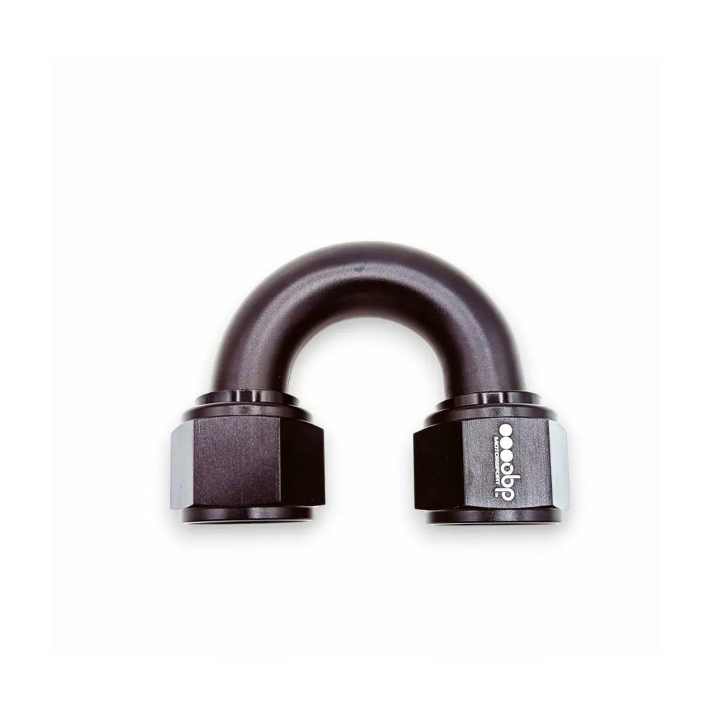 Giunto rotante 180° OBP femmina/femmina JIC-JIC alluminio Nero