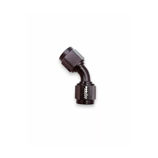 Giunto rotante 45° OBP femmina/femmina JIC-JIC alluminio Nero