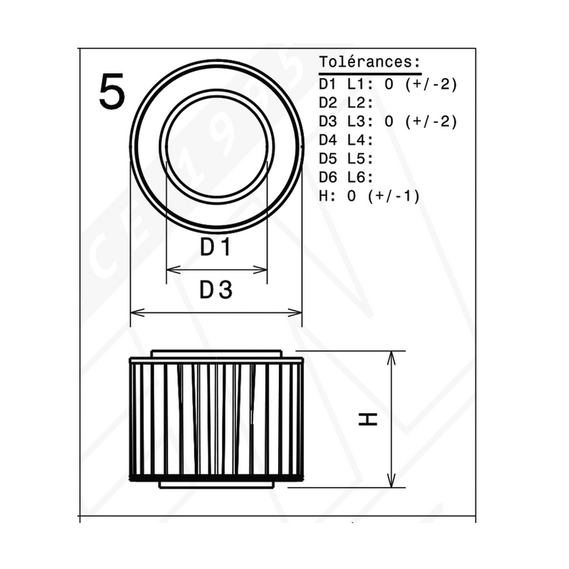 Carica immagine in Galleria Viewer, Filtro dell'aria Green Mercedes S CLASSE W 126 300 SE/SEL 188 CV
