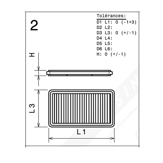Filtro dell'aria Green BMW E30 M3