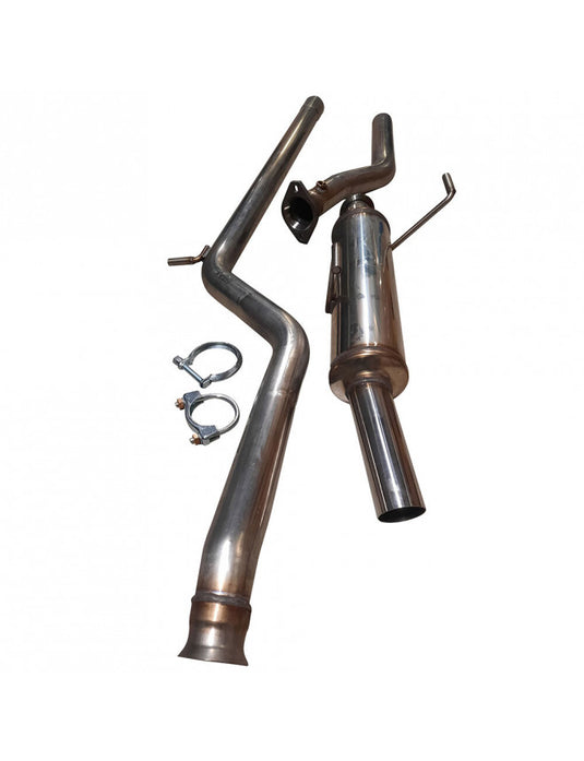 Linea di scarico Gruppo A Inox per Peugeot 206 2.0 S16 (modello a 1 sonda)