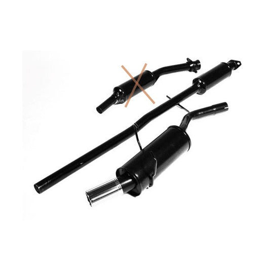 Linea di scarico gruppo N Acciaio Mini Cooper 1.6 R 50 Dopo 2002