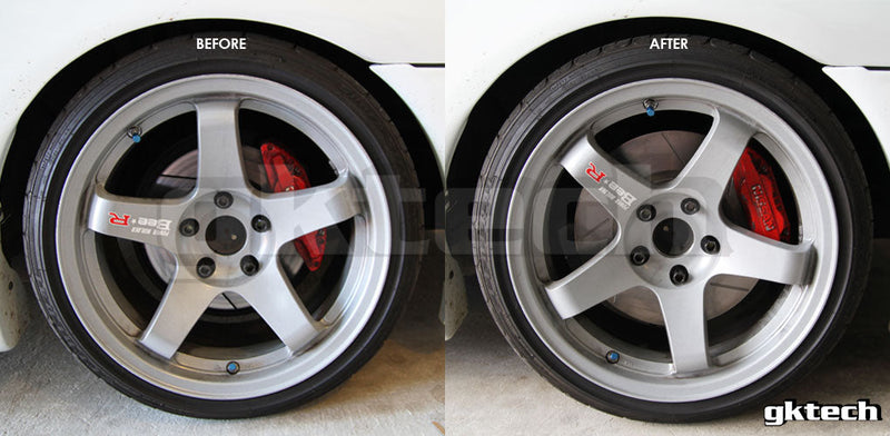 Carica immagine in Galleria Viewer, Staffe Pinza GKTech per Montaggio Dischi R33 GTR su Telaio Nissan S/R

