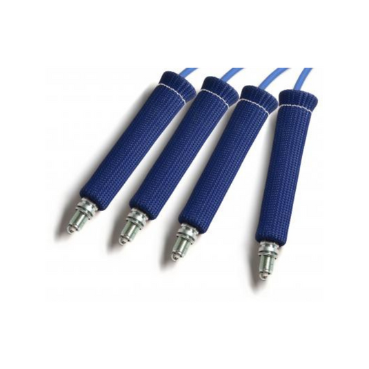 Guaina di protezione del filo della candela Cool It (blu) - Set di 6 pezzi