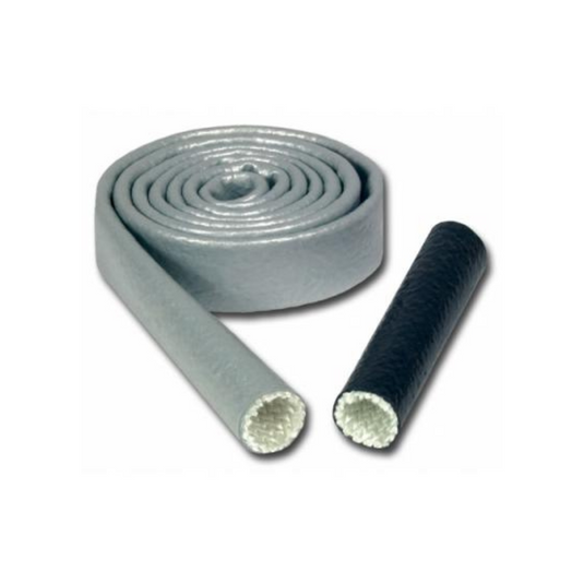 Guaina in fibra di vetro e silicone per alte temperature (grigio) Cool It - 1,90 cm x 30 cm