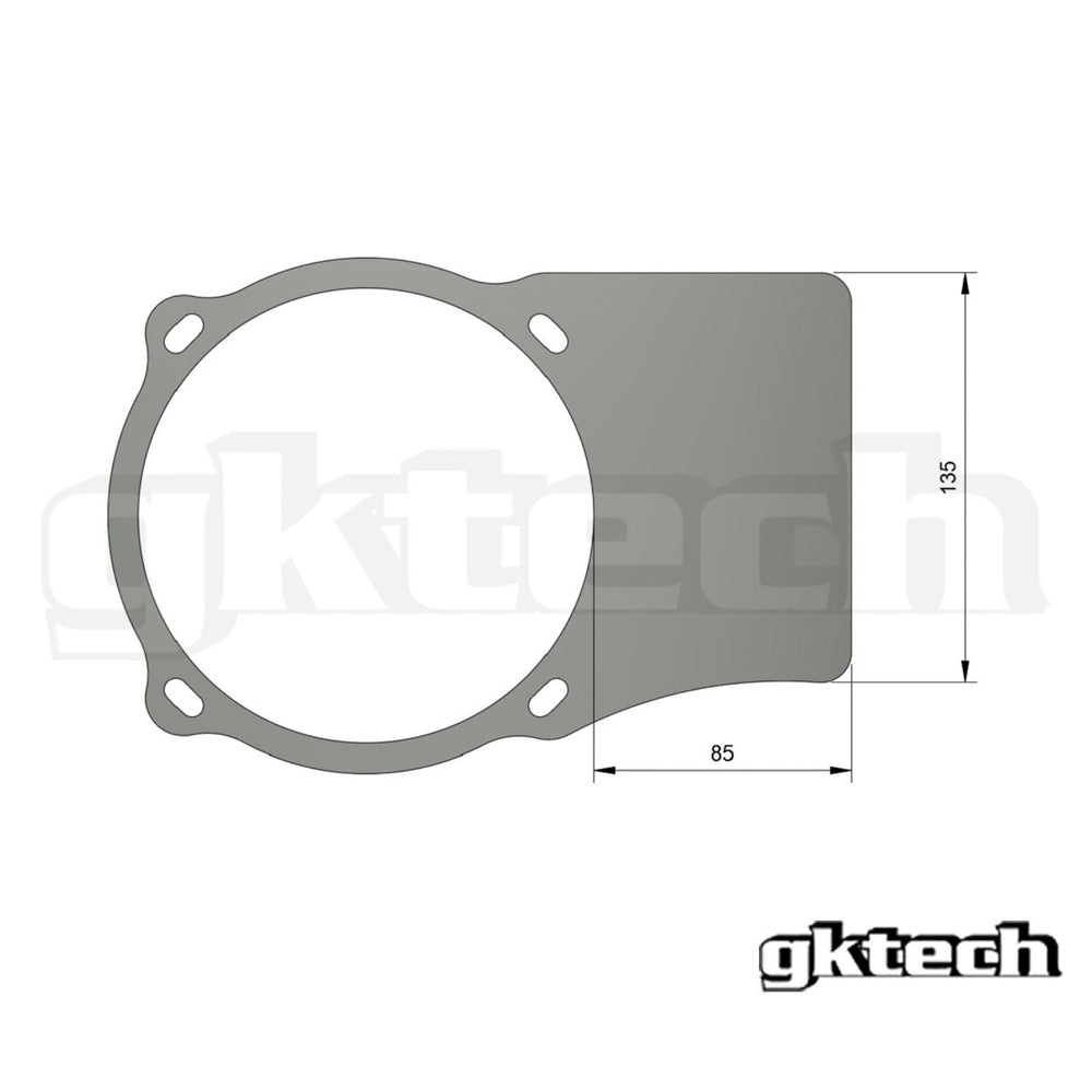 Piastra di Fissaggio Freno a Mano Idraulico GKTech per Nissan S Chassis