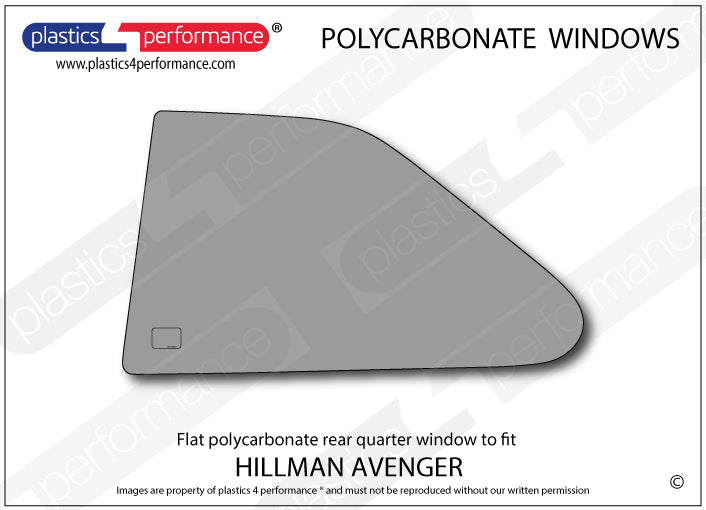 Vetri in Policarbonato per Hillman Avenger