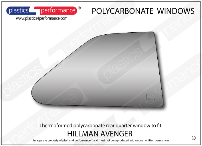 Vetri in Policarbonato per Hillman Avenger
